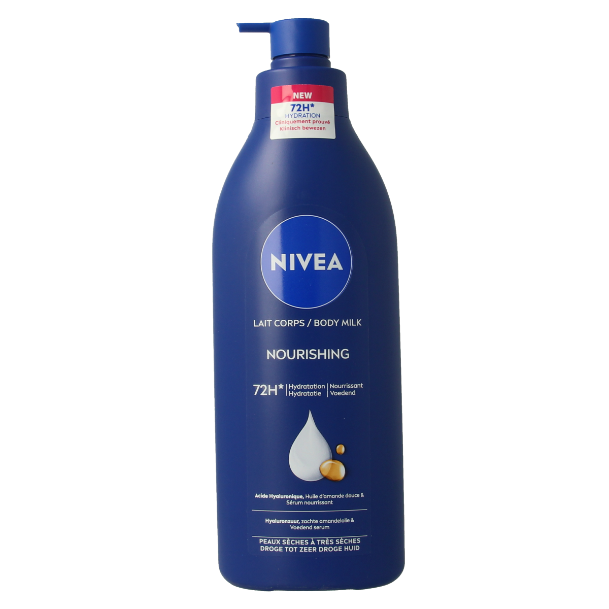 Nivea Verzorgende milk met pomp 400.00 Milliliter