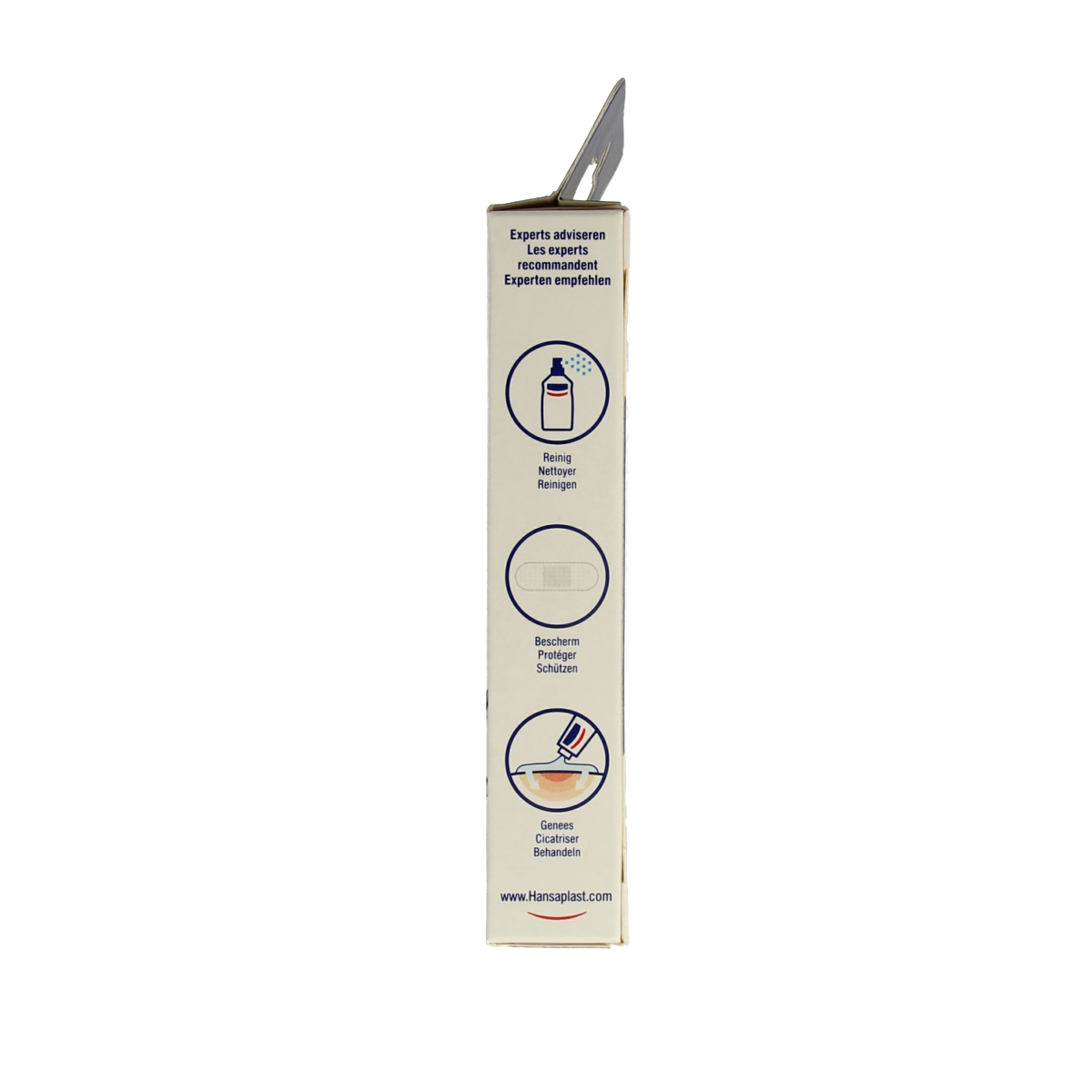 Hansaplast Sensitive adhesive bandage, 1m x 6cm, sterile wound dressing tape, suitable for sensitive skin.