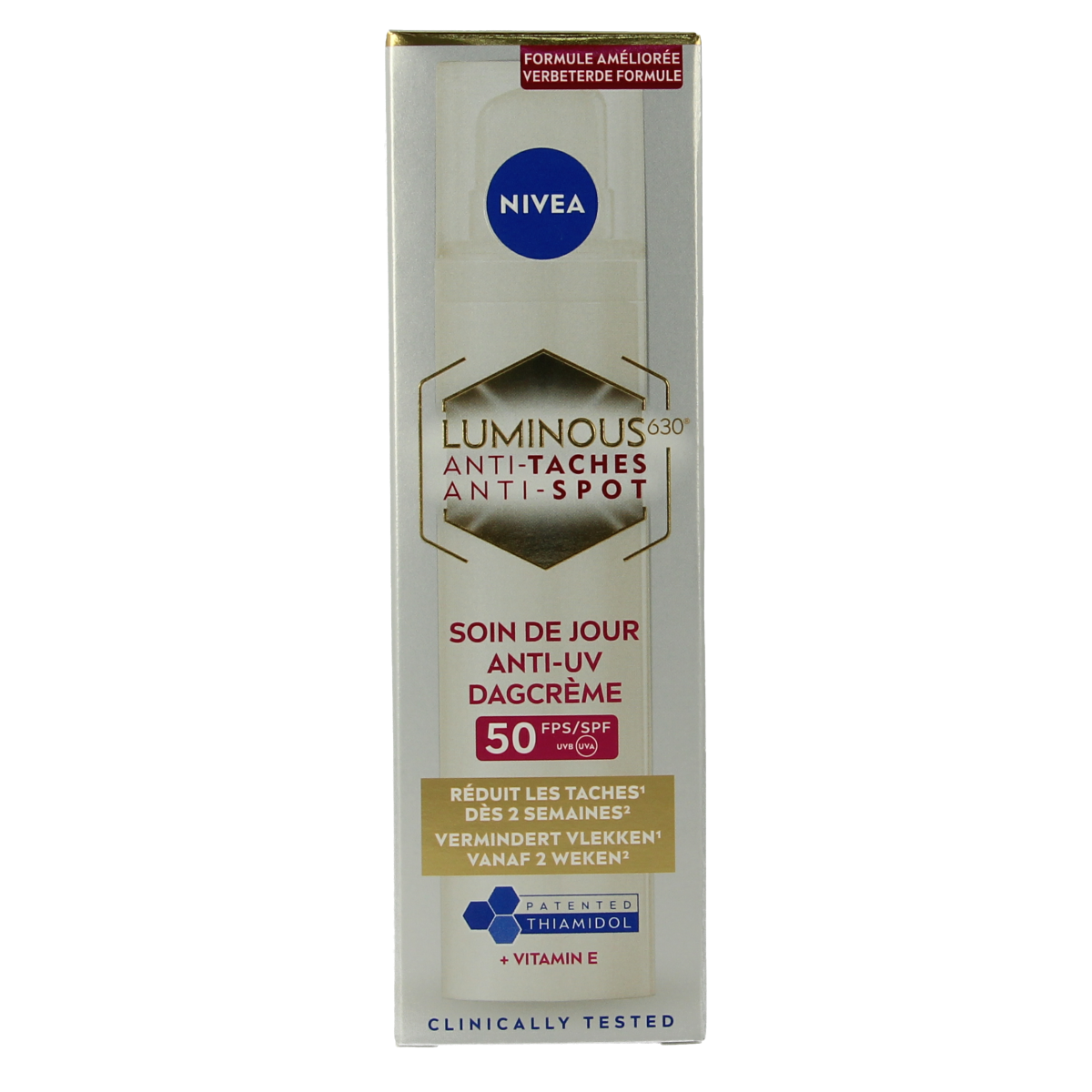 Nivea Cellular Luminous 630 face cream in 40ml jar, nourishing facial skincare product from Nivea.
