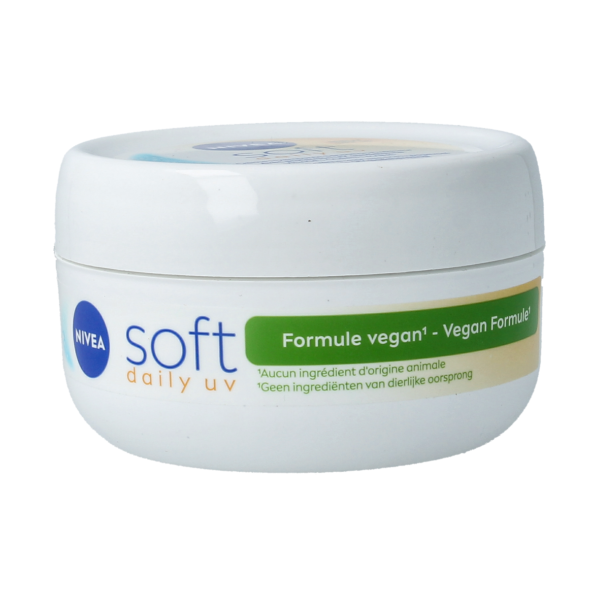 Nivea Bodycreme Soft Daily UV SPF15 lotion in a 200ml bottle, moisturizing body care product with SPF protection.