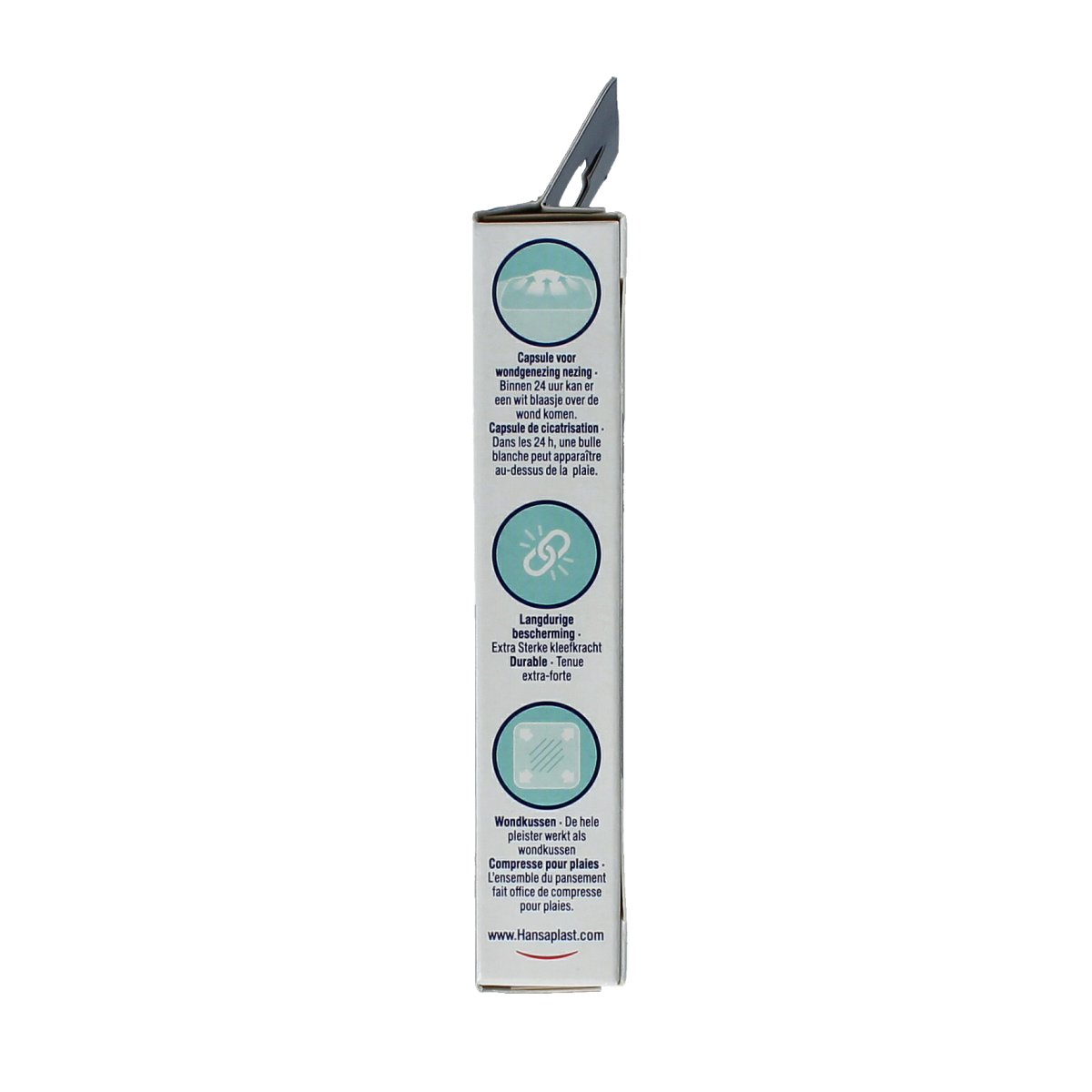 Hansaplast Second Skin protection hydrocolloid plasters, 10 packs, adhesive wound dressings for minor skin injuries