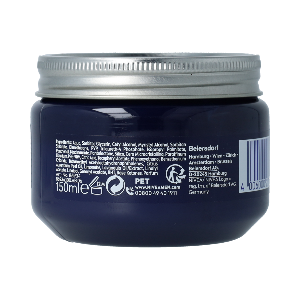 Nivea NIVEA Styling Gel Cream Men 150.00 Milliliter