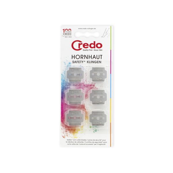 Credo manicure and pedicure replacement pads for model 2312, set of 6, shown in packaging.