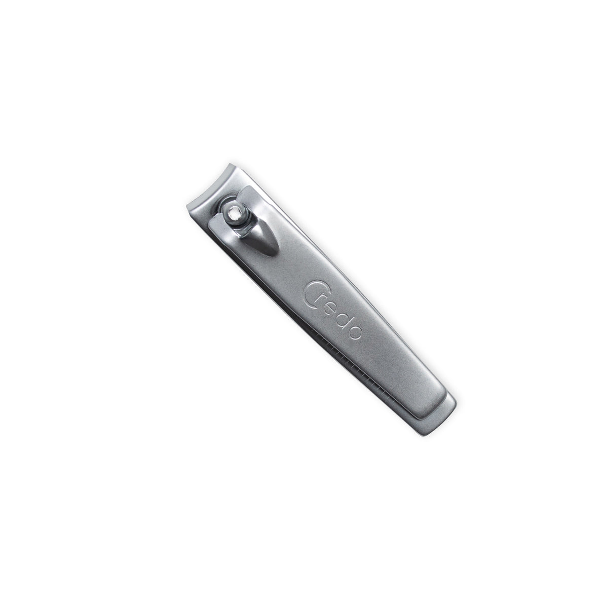 Credo Nagelknipper gebogen 58mm, a manicure and pedicure tool, with stainless steel blade for precise nail trimming.