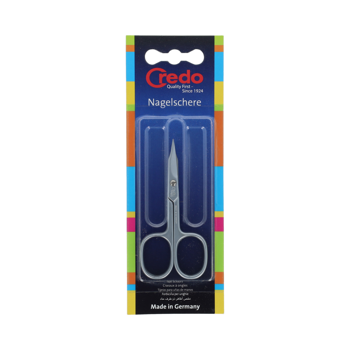 Credo Nagelschaar torenspits, manicure and pedicure instrument, with stainless steel blades for precise toenail trimming.