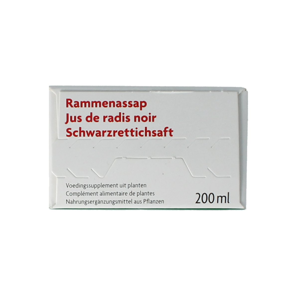 Salus Rammenassap bio herbal supplement in a 200ml bottle, natural herbal preparation from Salus.