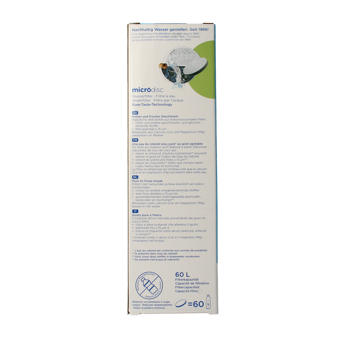 Brita water filter bottles Active dark blue, set of 3 for cooking and dining, ideal for fresh filtered water.