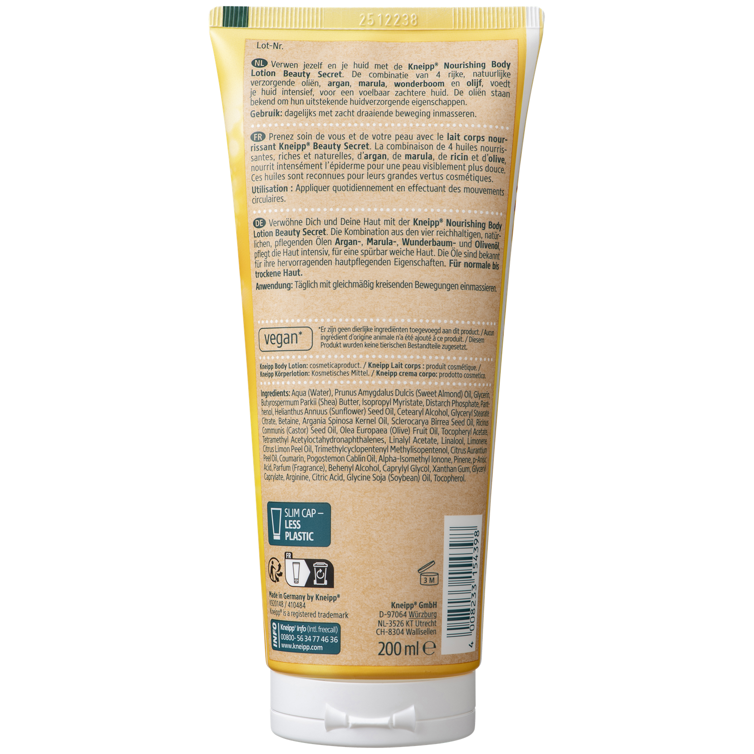 Kneipp Body lotion Beauty Secret 200.00 Milliliter
