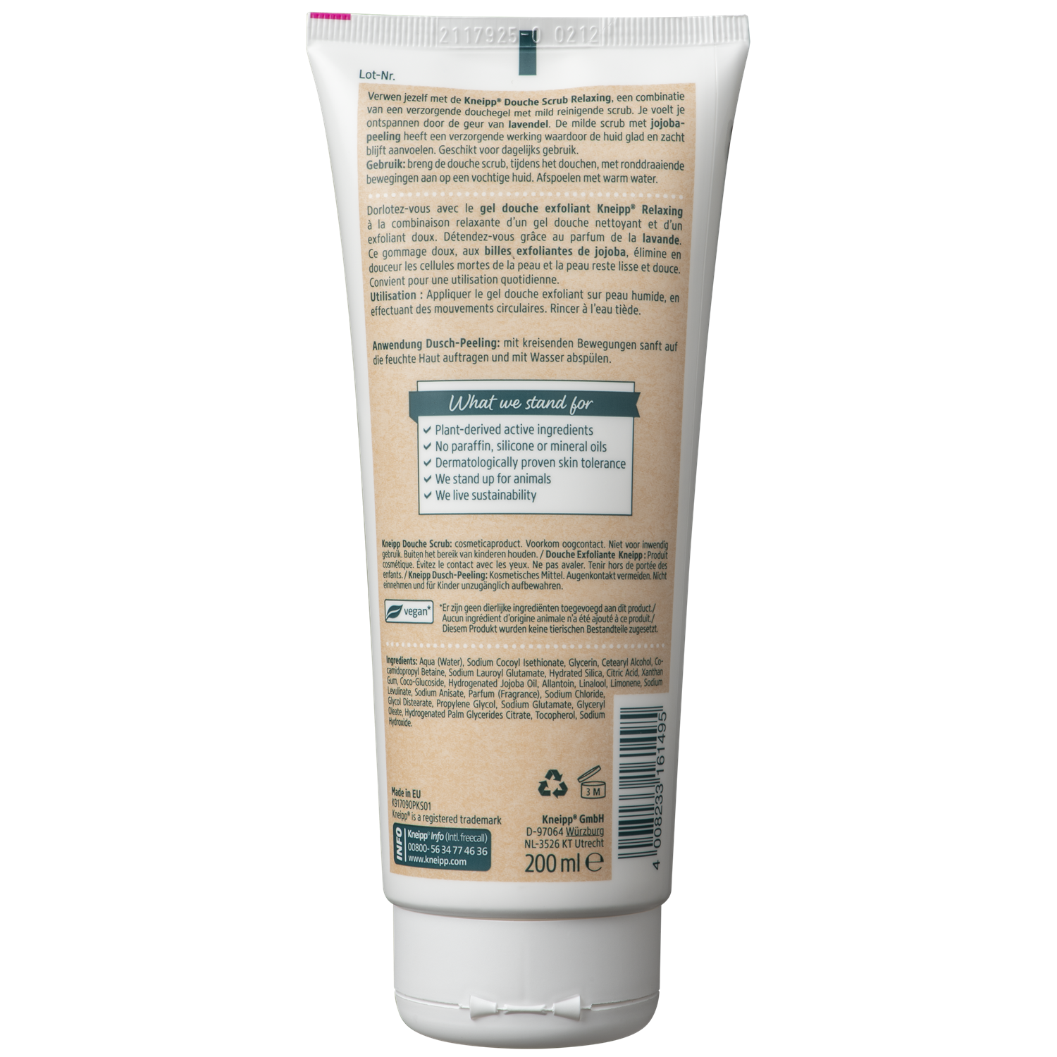 Kneipp Douche scrub Relaxing 200.00 Milliliter