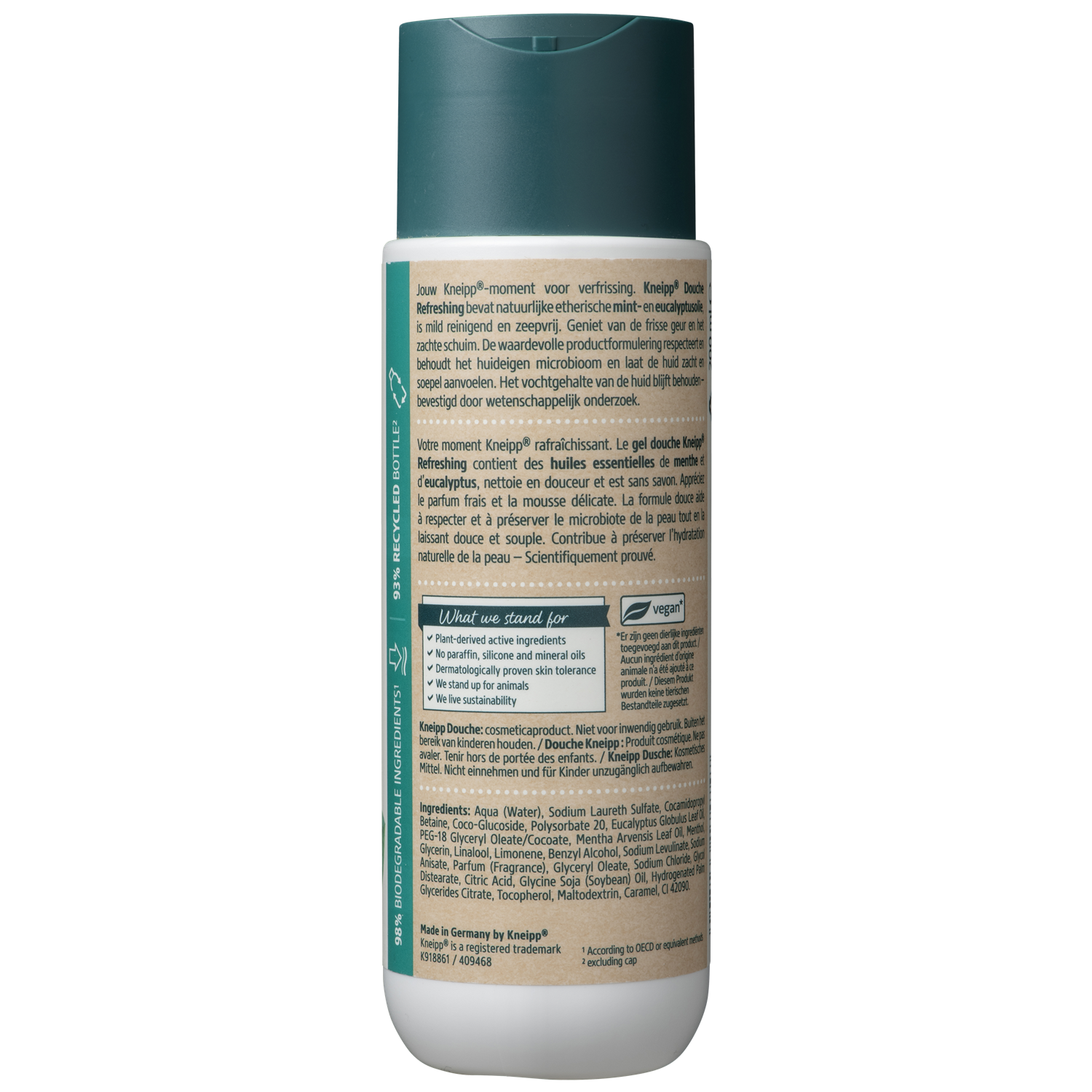 Kneipp Douchegel Refreshing 200.00 Milliliter