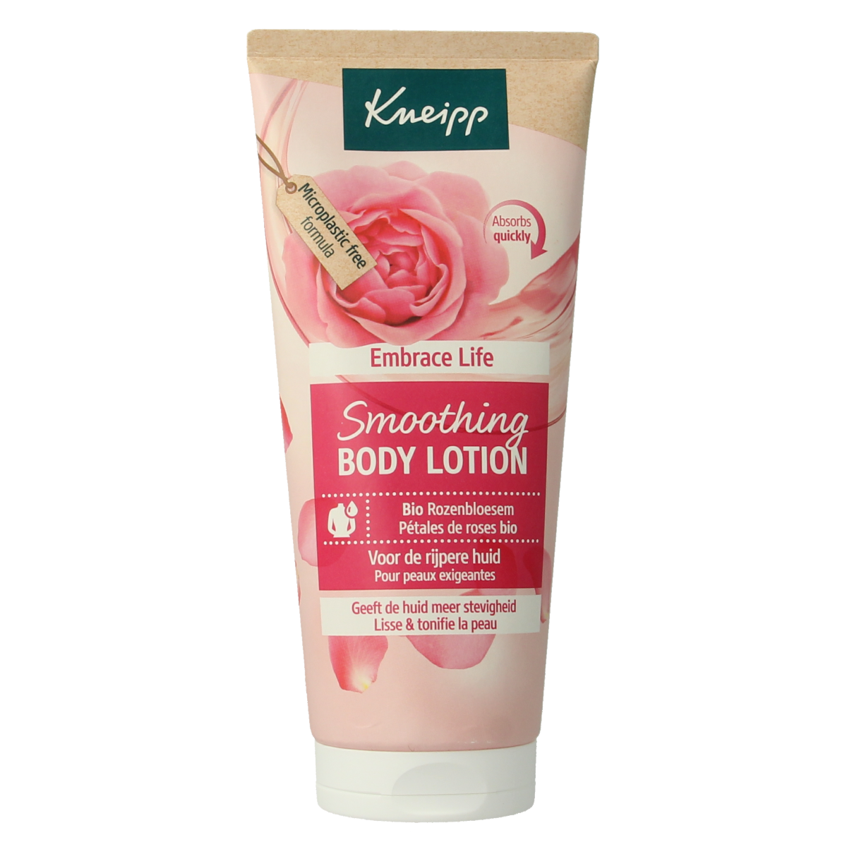 Kneipp embrace life body lotion 200ml bottle, moisturizing skincare product for daily body care.