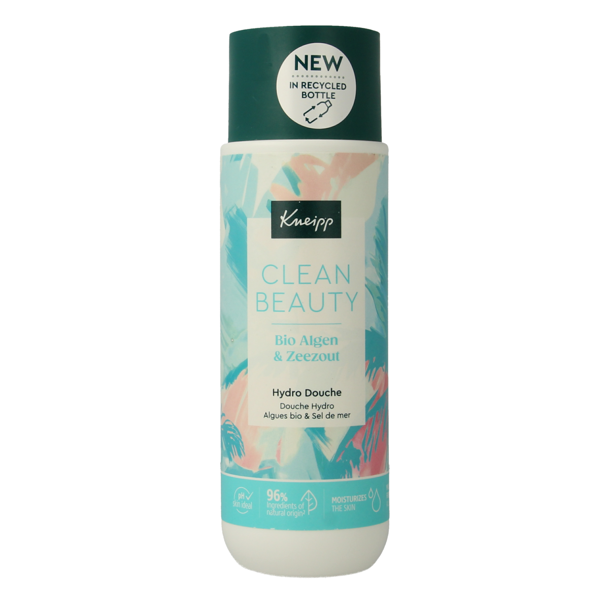 Kneipp Clean Beauty shower gel with algae and sea salt in 200ml bottle, ideal for refreshing bath and shower routines.