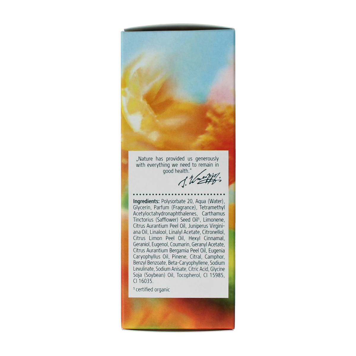 Kneipp Good Energy bath and shower oil in a 100ml bottle, with natural ingredients for invigorating skin and mood.