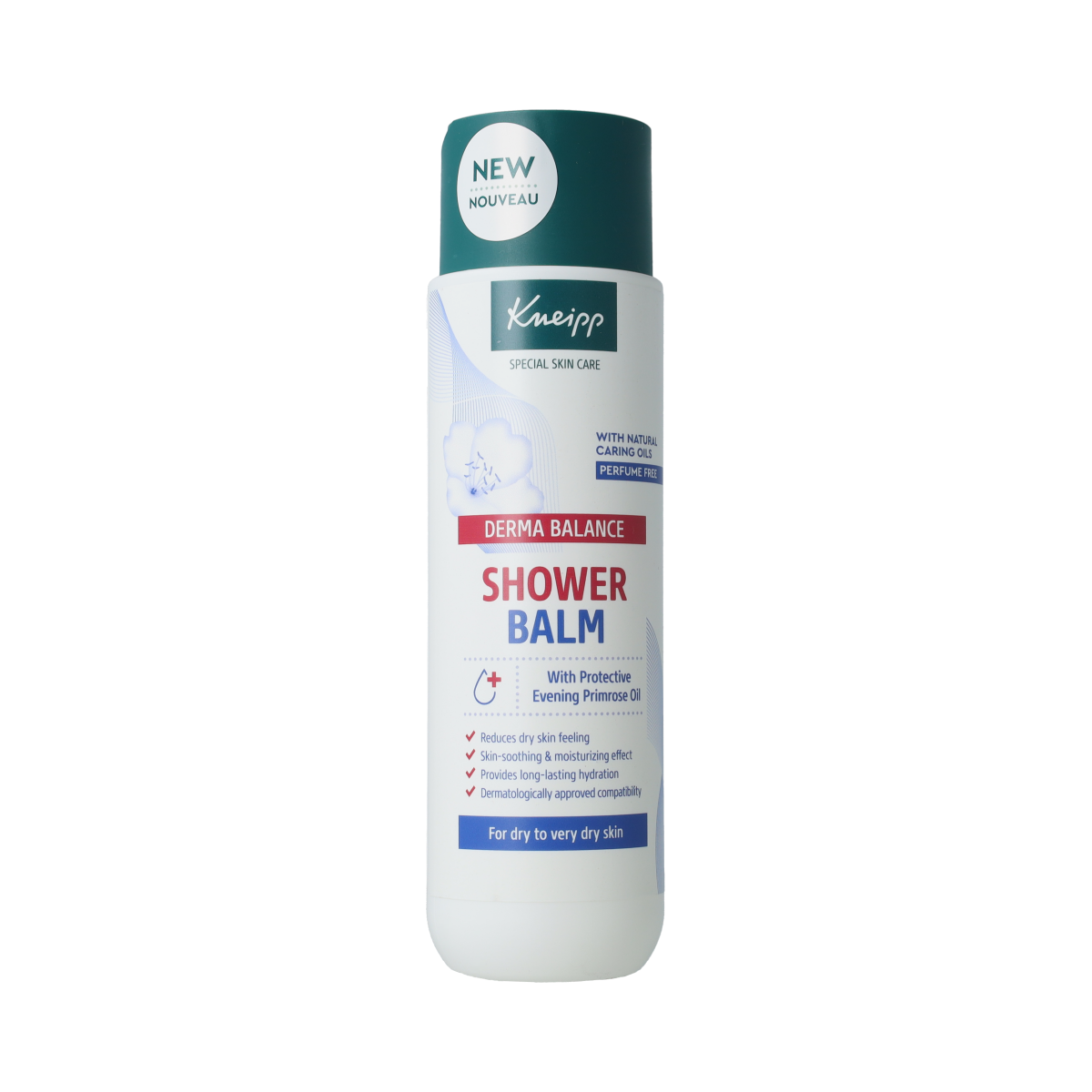 Kneipp Douchebalsem Derma Balance 250 ml, verzorgende douchebalsem voor de gevoelige huid