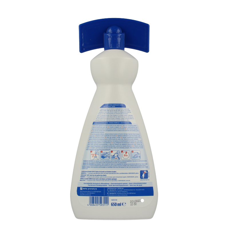 Dr. Beckmann stain remover for carpets in a 650ml bottle, cleaning solution for removing stains from rugs and upholstery.