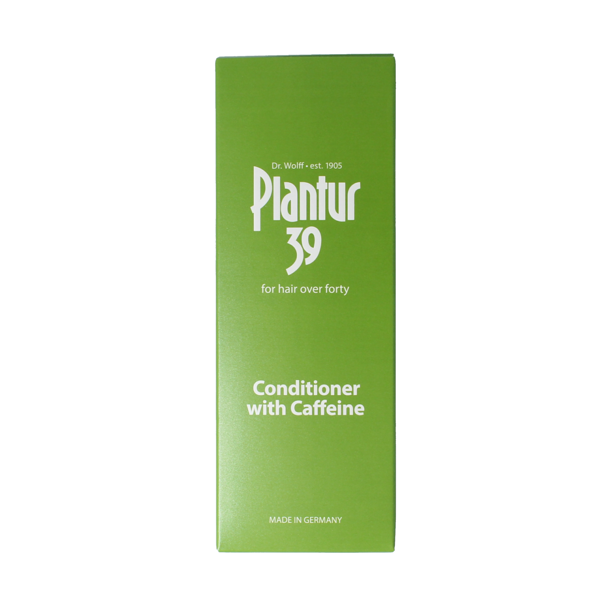 Plantur39 Caffeine Haarverzorging conditioner bottle, 150ml, with label showing brand and product details.
