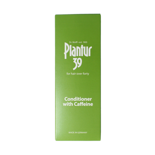Plantur39 Caffeine Haarverzorging conditioner bottle, 150ml, with label showing brand and product details.