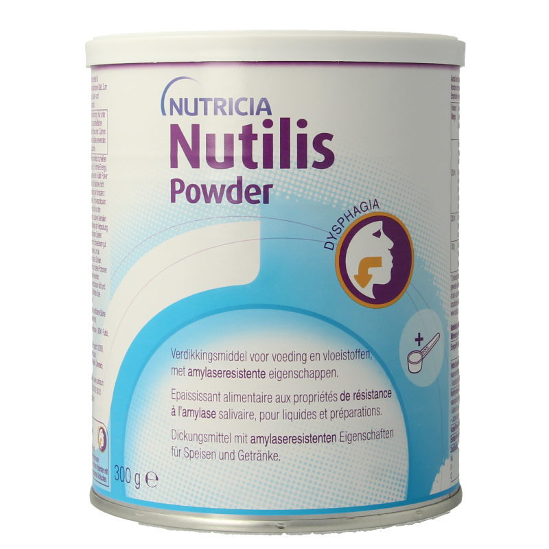 Nutricia Nutilis medical dietary supplement in 300g container, designed for specialized nutrition needs.