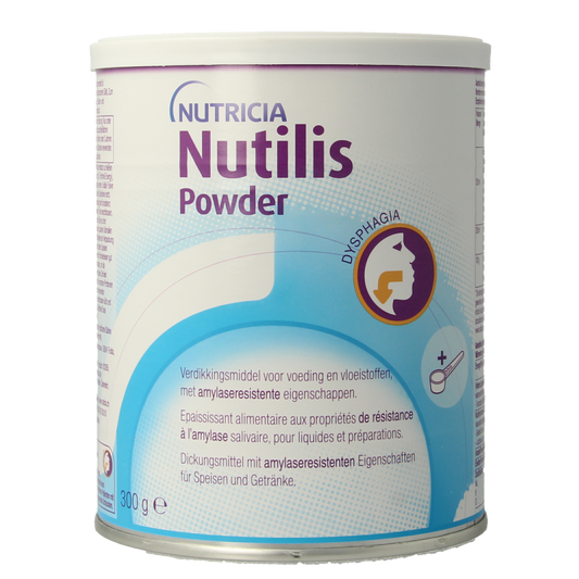 Nutricia Nutilis medical dietary supplement in 300g container, designed for specialized nutrition needs.
