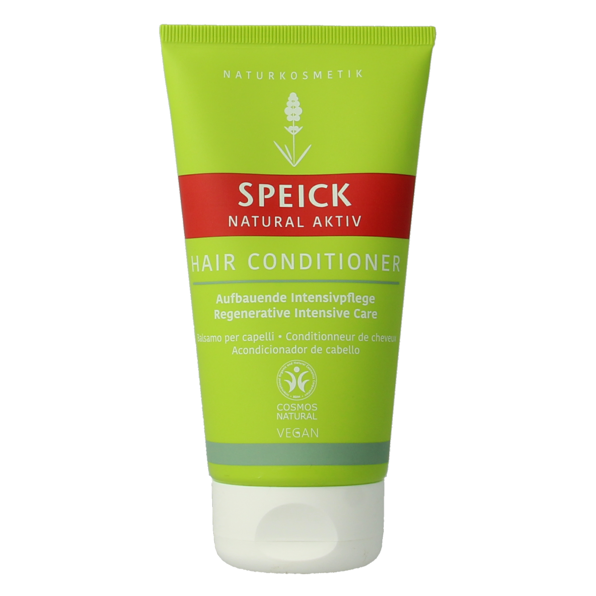 Speick Natural aktiv Haarverzorging conditioner bottle, 150ml, with label and cap visible in the image.