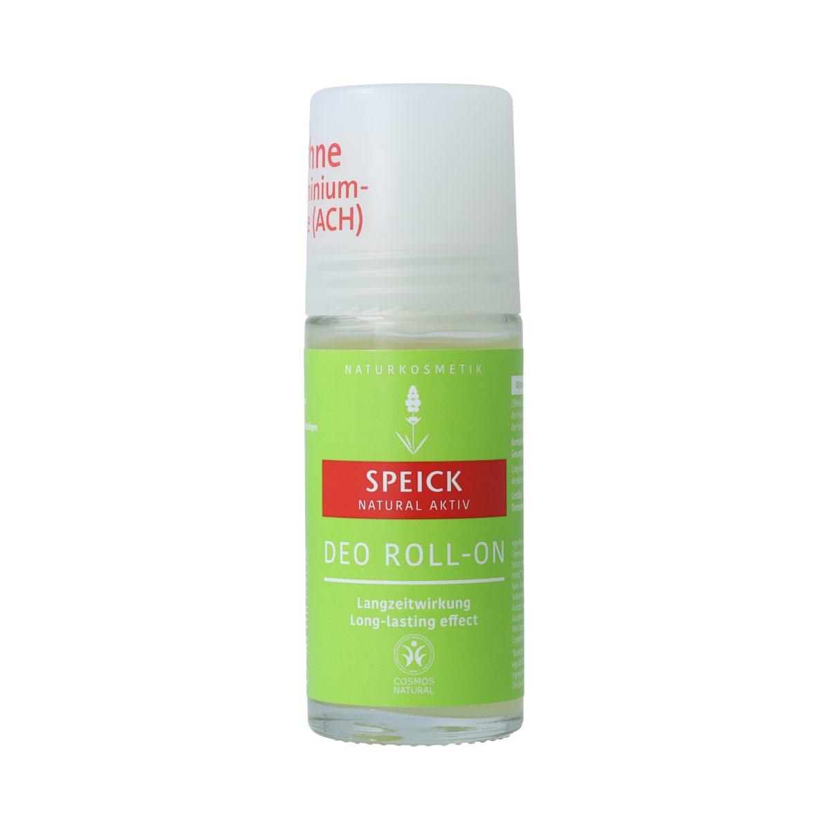 Speick Natural Aktiv Deo Roll-On in 50ml, a body care product with a clear roll-on applicator and natural ingredients.