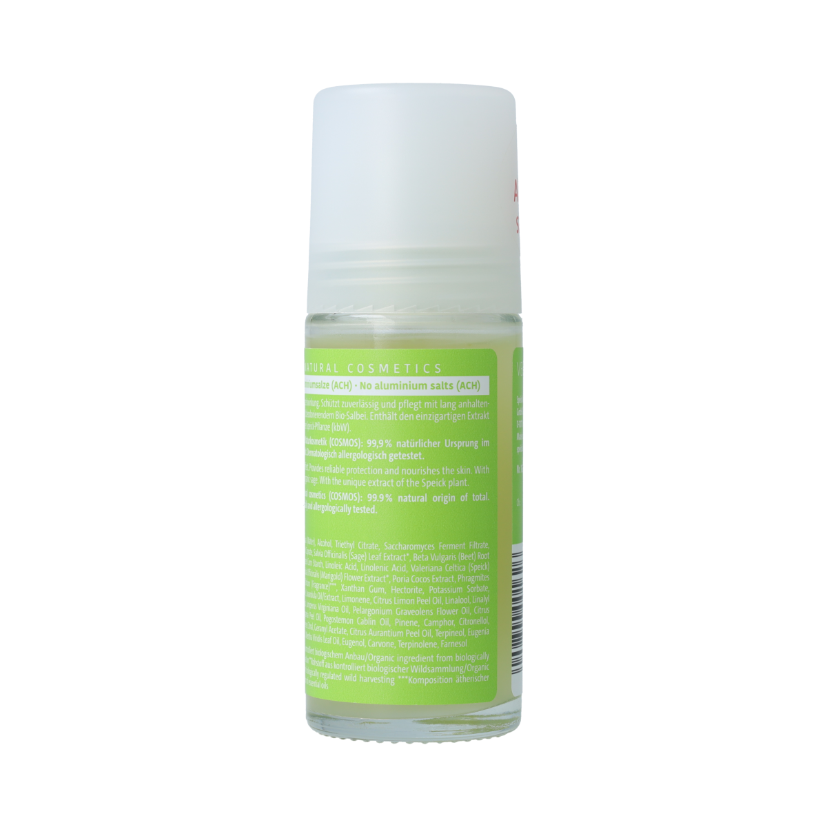 Speick Natural aktiv deo roll-on in 50ml, natural body care product with a smooth roll-on applicator for freshness and protection.