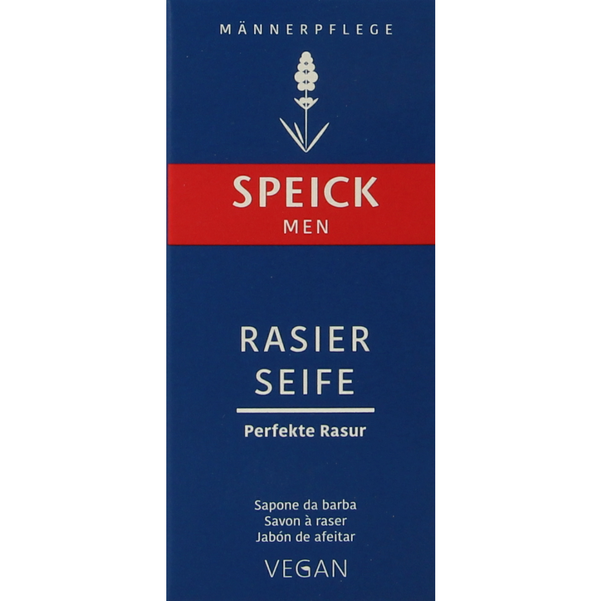 Speick Man shaving cream stick in 50g, natural men's grooming product with a smooth, easy-to-apply texture for shaving.