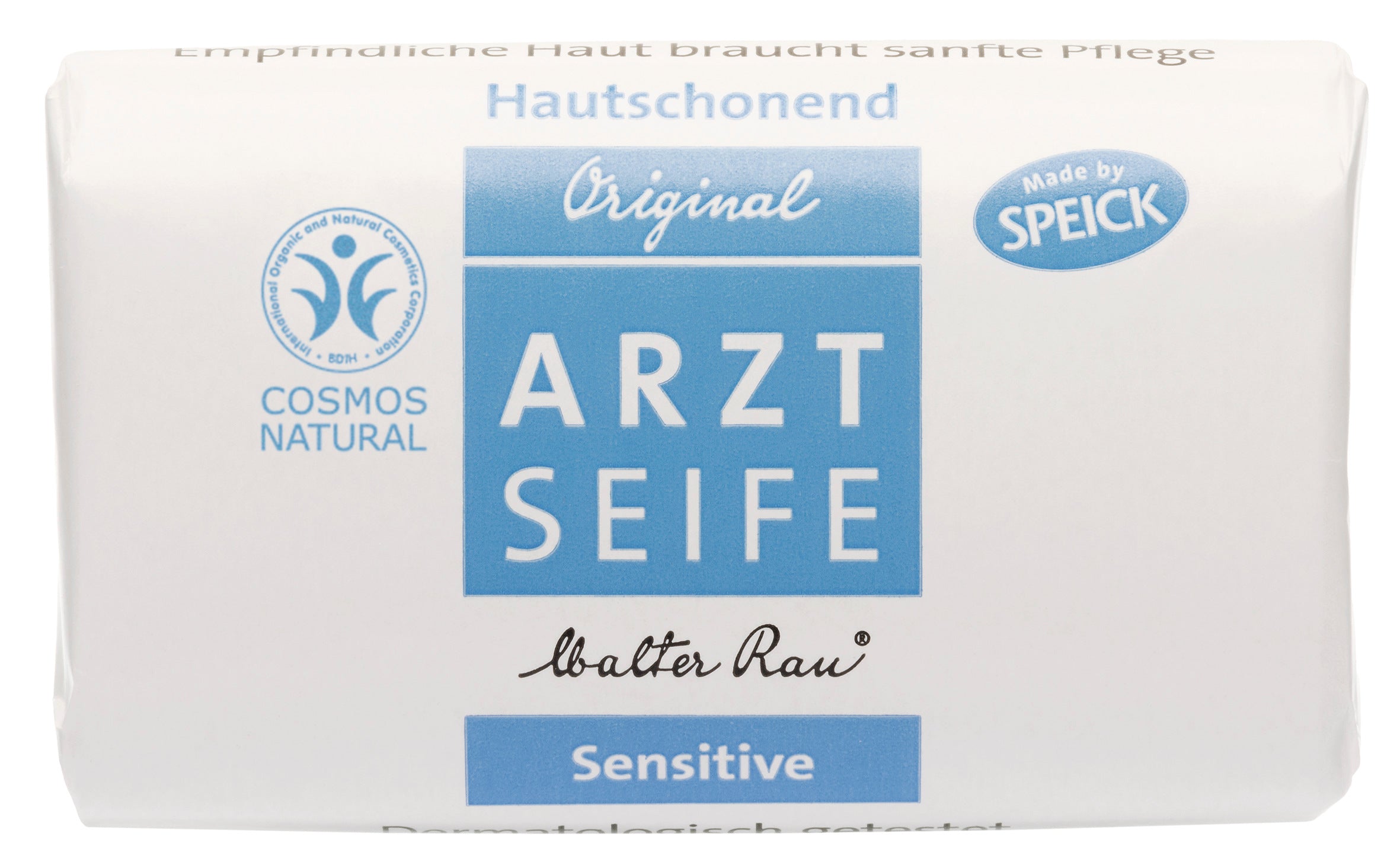 Speick Arztseife sensitive soap bar, 100g, with natural ingredients and gentle cleansing for sensitive skin.