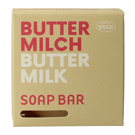 Speick Karnemelk zeep in doosje, 100g, natural soap bar with creamy texture and packaging, designed for gentle skin cleansing.