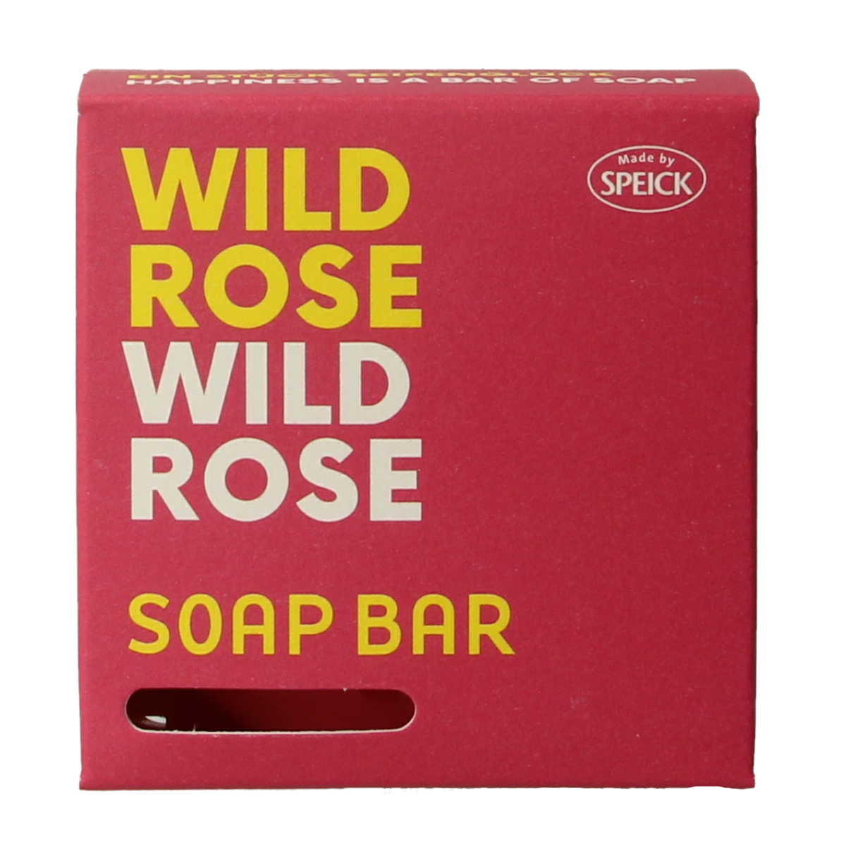 Speick Wilde Roos Zeep in doosje, 100g, natural rose-scented soap with elegant packaging and smooth texture.