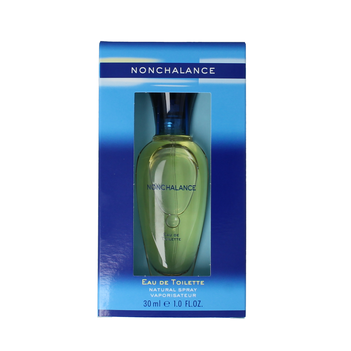 Nonchalance Eau de Toilette natural spray 30ml bottle, elegant packaging and clear fragrance label on the product image.