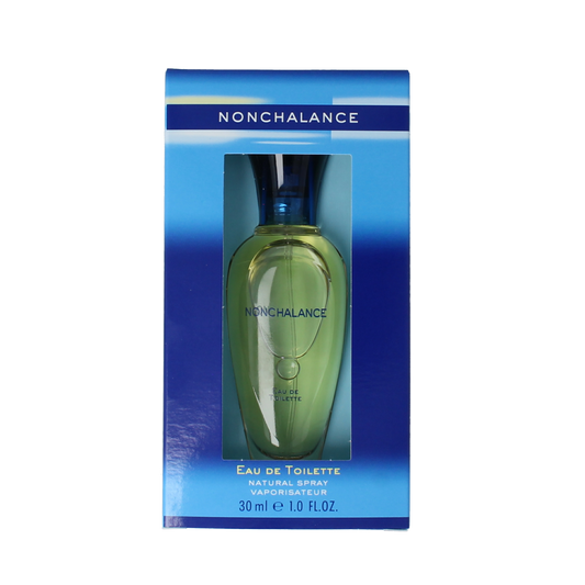 Nonchalance Eau de Toilette natural spray 30ml bottle, elegant packaging and clear fragrance label on the product image.