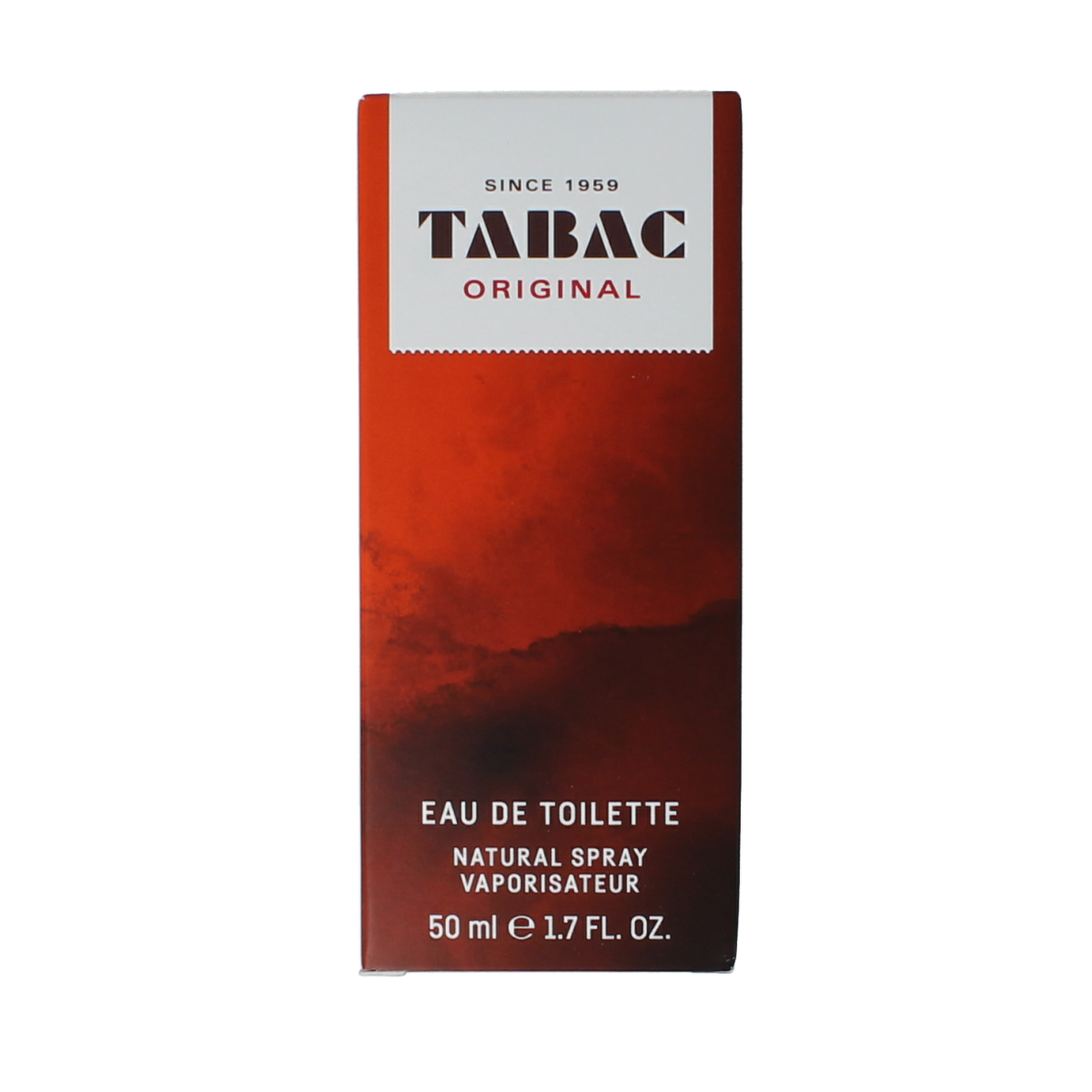Tabac Original eau de toilette spray 50ml, featuring a sleek bottle design and natural fragrance from the Tabac brand.