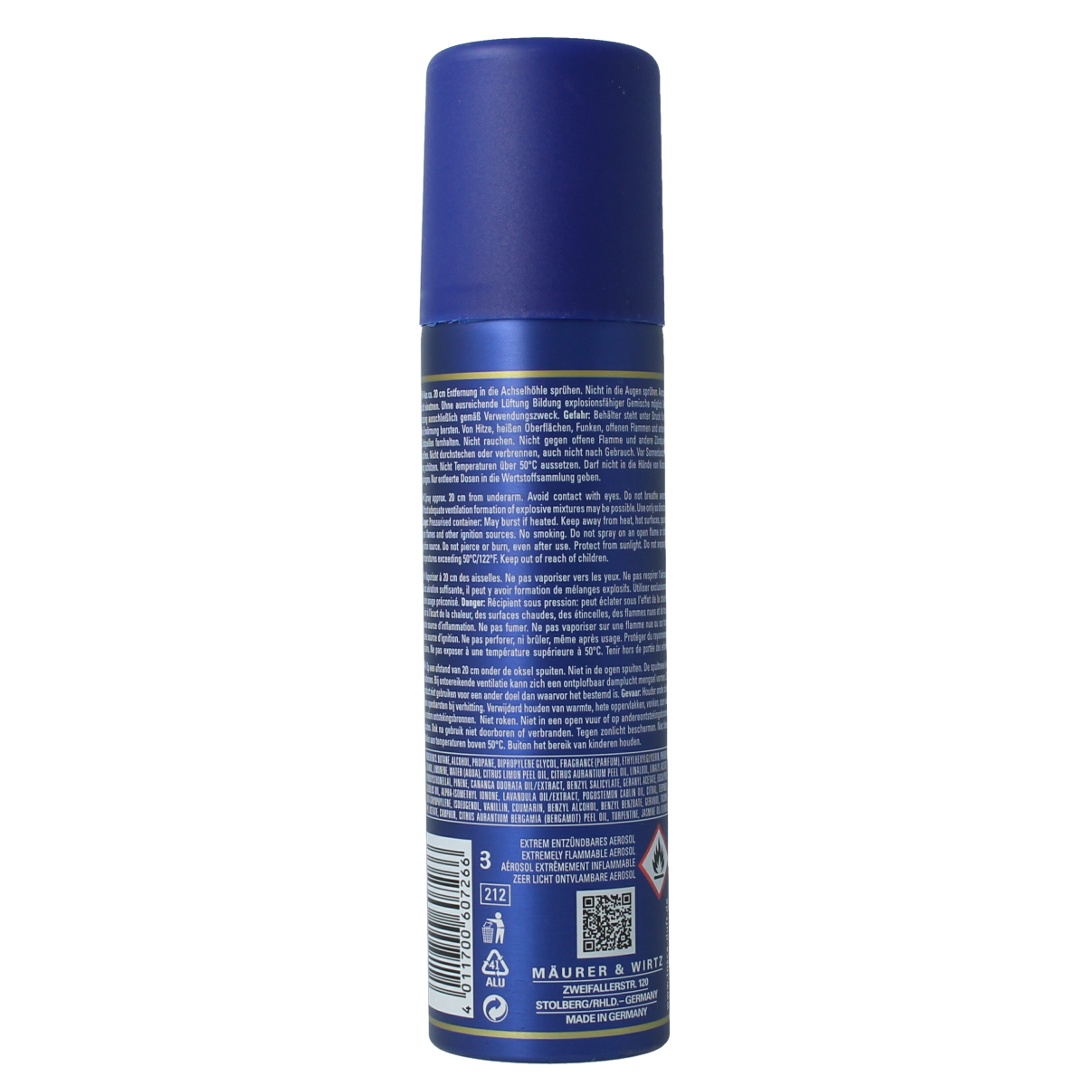 Tosca deodorant spray in 150ml bottle, featuring a sleek design and spray nozzle, suitable for daily freshness and odor control.