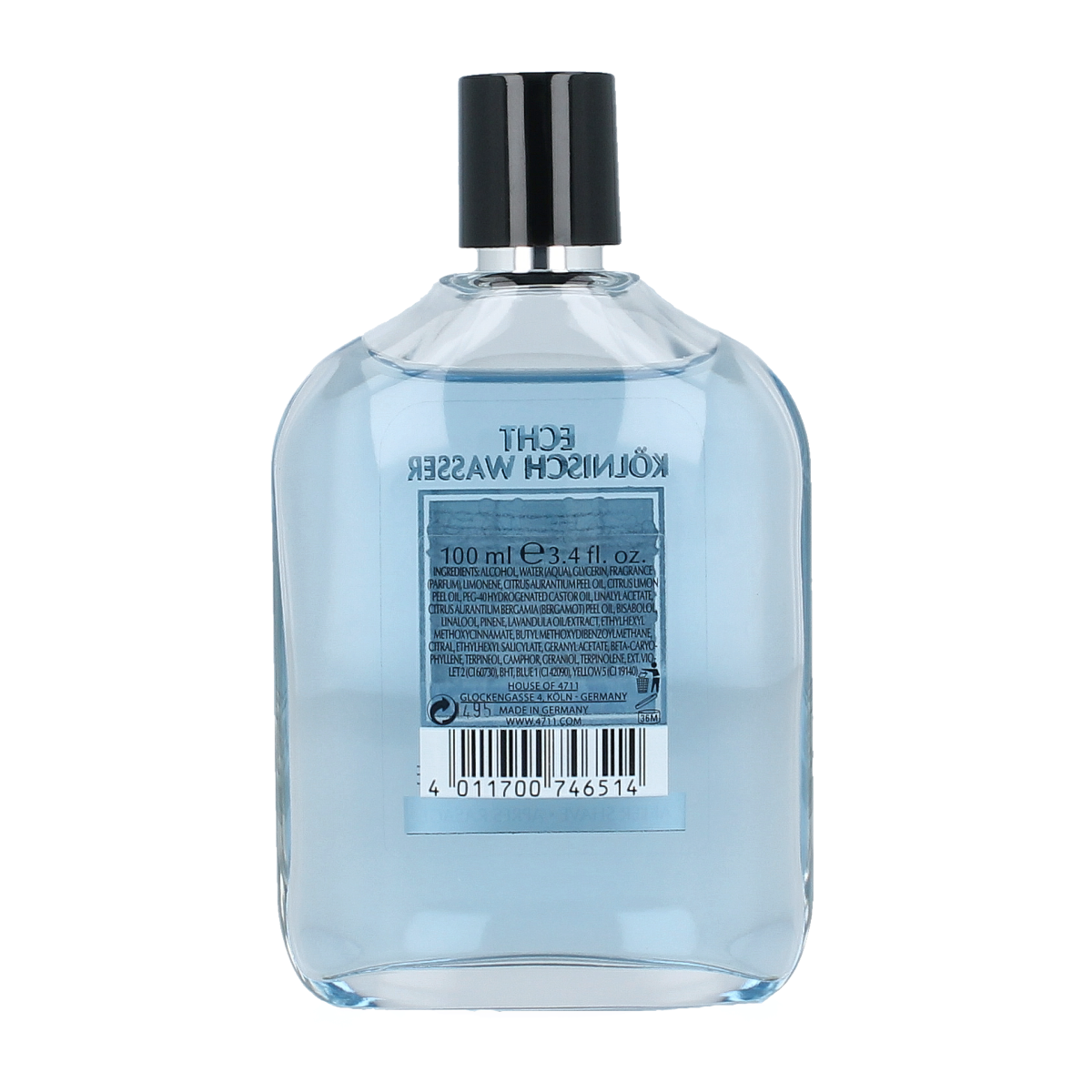 4711 after shave lotion in 100ml bottle, with sleek packaging and label, part of the 4711 skincare and grooming line.