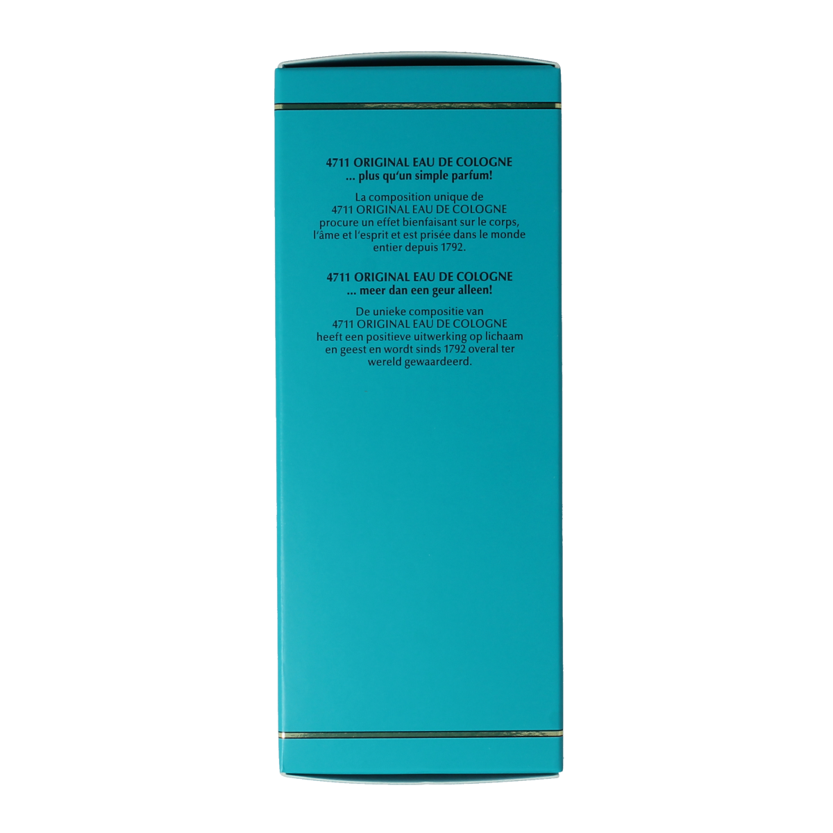 4711 Eau de Cologne original natural spray 100ml bottle with elegant design and clear label, showcasing the classic fragrance.