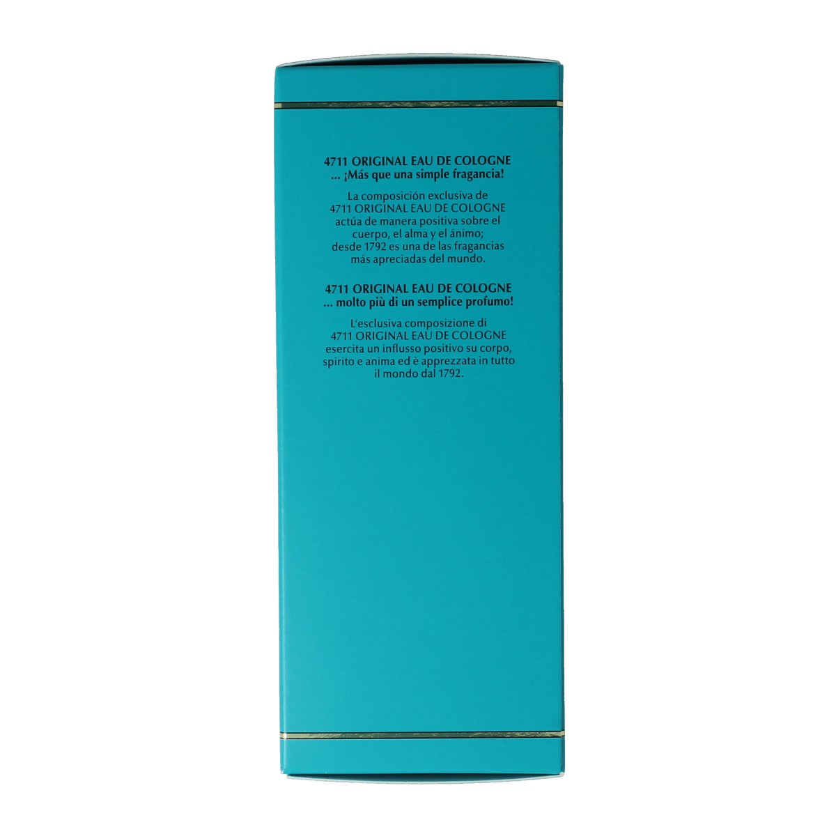 4711 Eau de Cologne original natural spray bottle, 100ml, with classic glass design and elegant packaging.