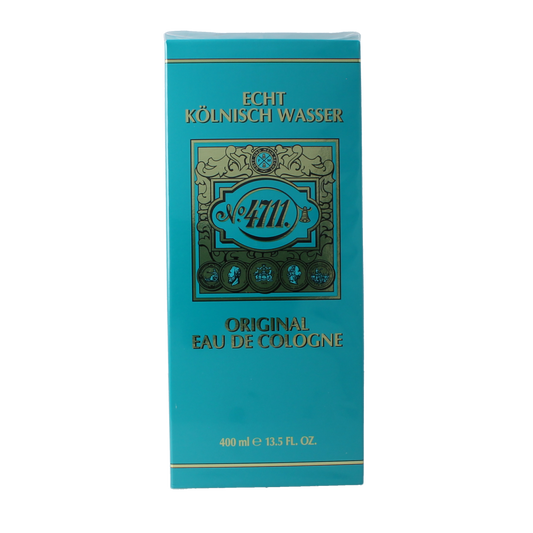 4711 Eau de Cologne flacon 400ml with classic glass bottle and elegant label, showcasing the iconic 4711 fragrance.