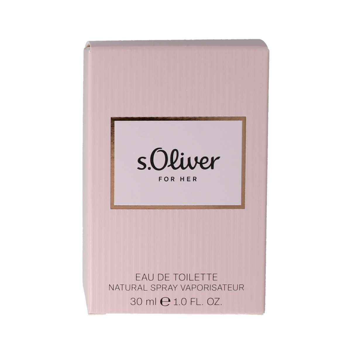 S Oliver For Her eau de toilette spray 30ml with elegant bottle design, showcasing the fragrance and branding.