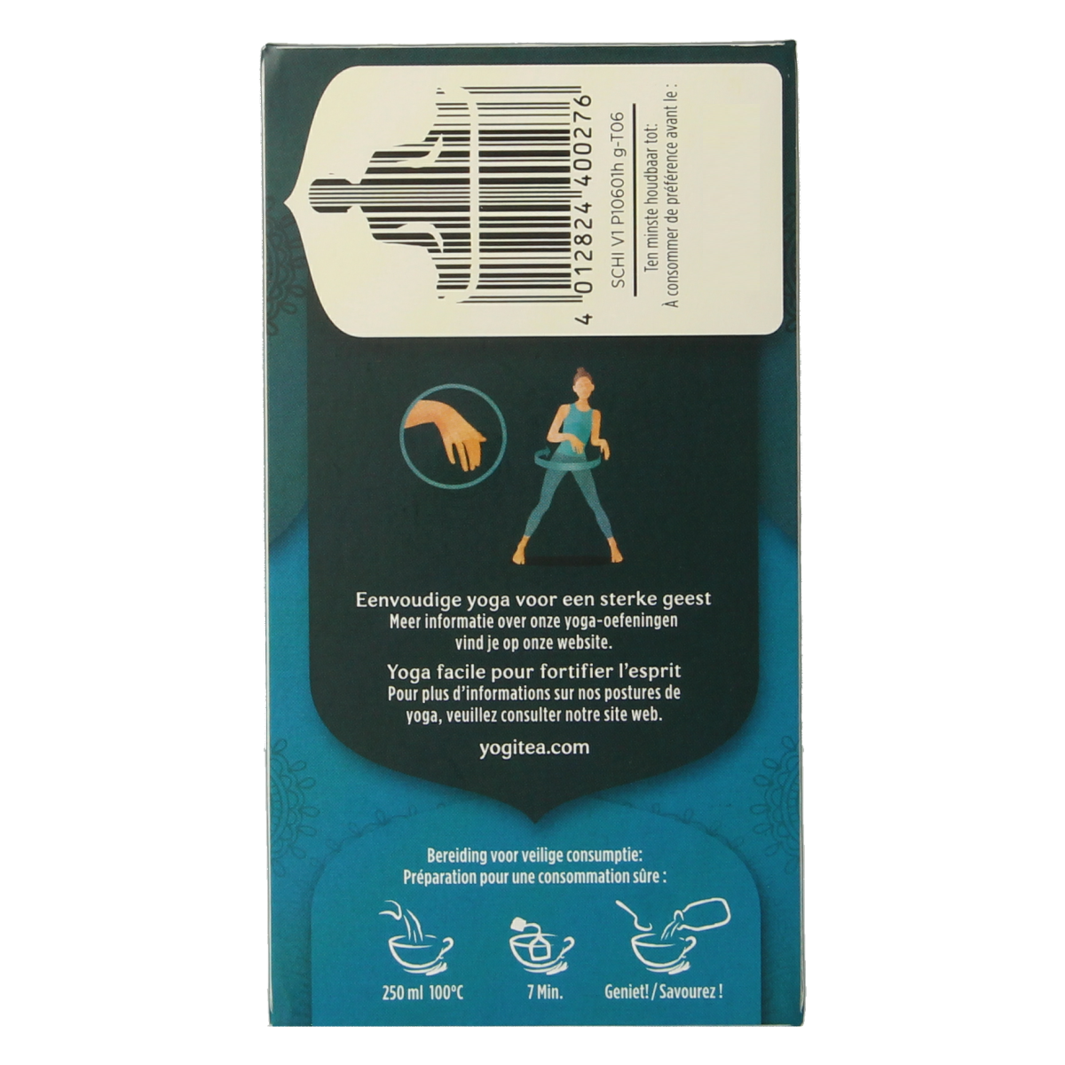 Yogi Tea Sweet Chili bio tea bags in a box, featuring colorful packaging and 17 tea sachets for flavorful, organic tea.