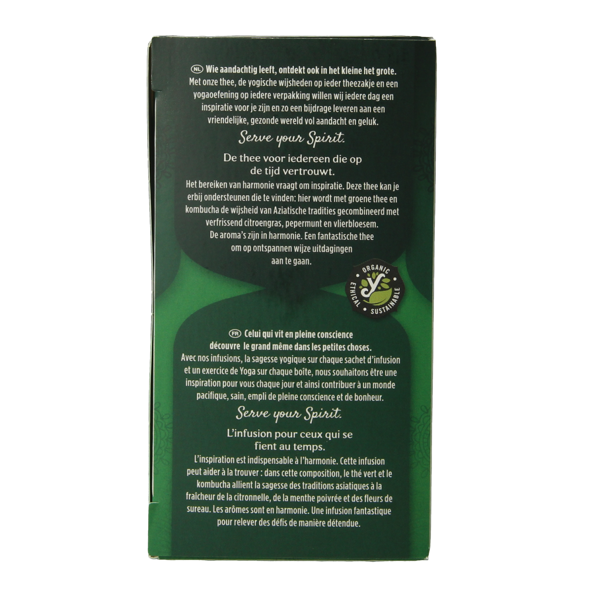Yogi Tea Green Balance bio tea bag box with 17.00 organic tea bags, featuring green tea and herbal ingredients.