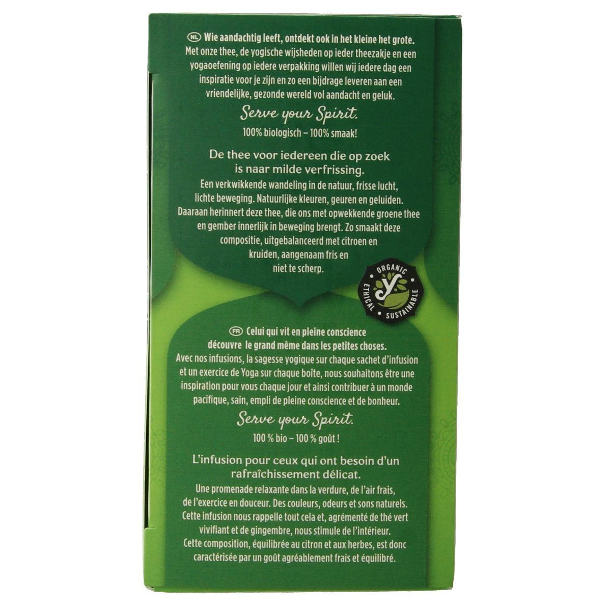 Yogi Tea Green Tea with Ginger and Lemon in a box of 17 tea bags, featuring fresh ingredients and natural flavor.