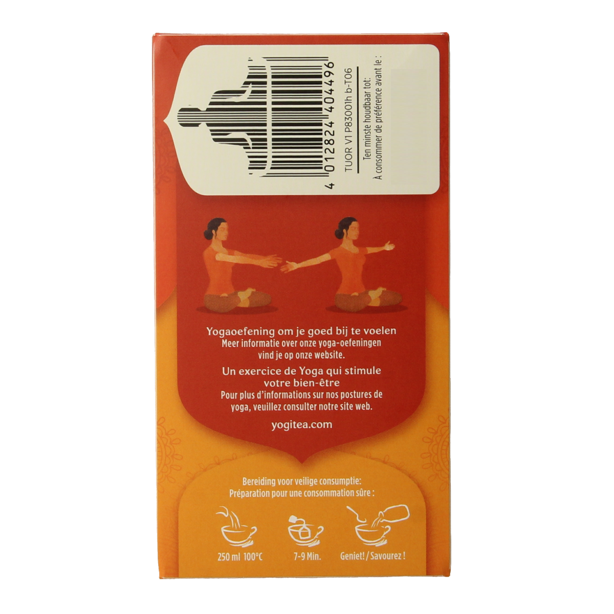 Yogi Tea Curcuma Orange bio tea bags, herbal tea with turmeric and orange flavor, in a pack of 17 tea sachets.