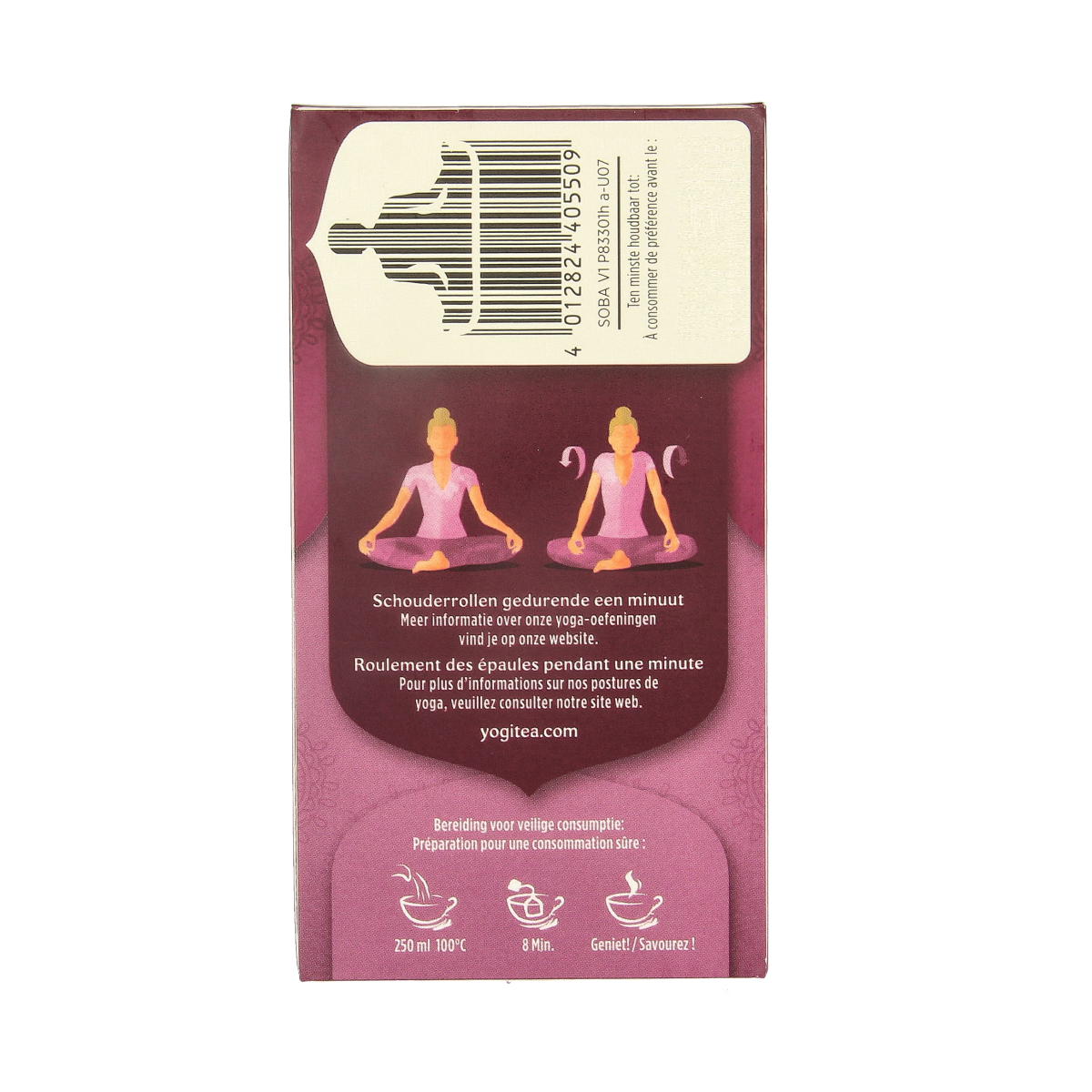 Yogi Tea Soul Balm bio, 17 organic tea bags, featuring herbal blend for relaxation and wellness in a natural tea package.