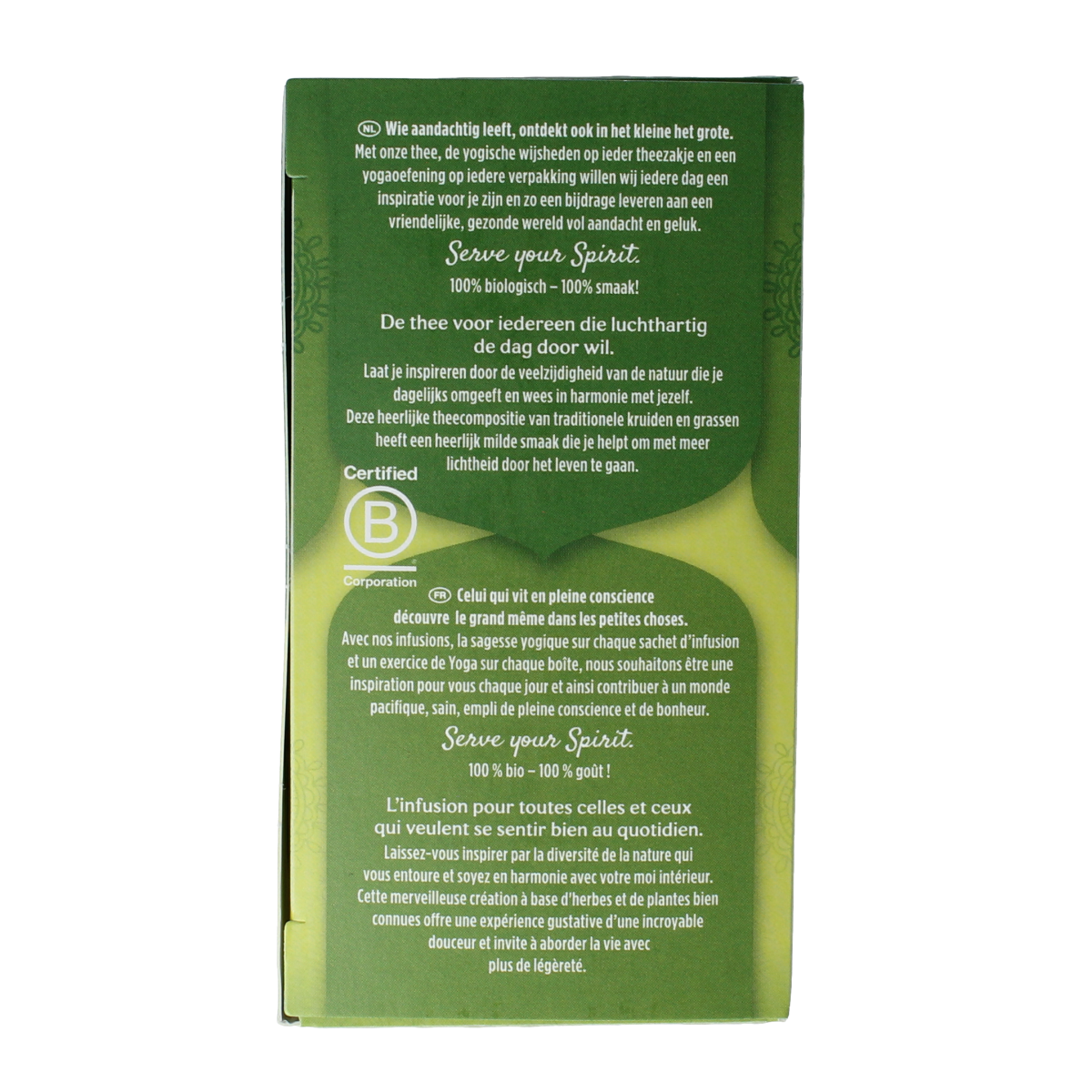 Yogi Tea Belly Comfort bio tea box with 17 tea bags, featuring herbal blend for digestive support and relaxation.