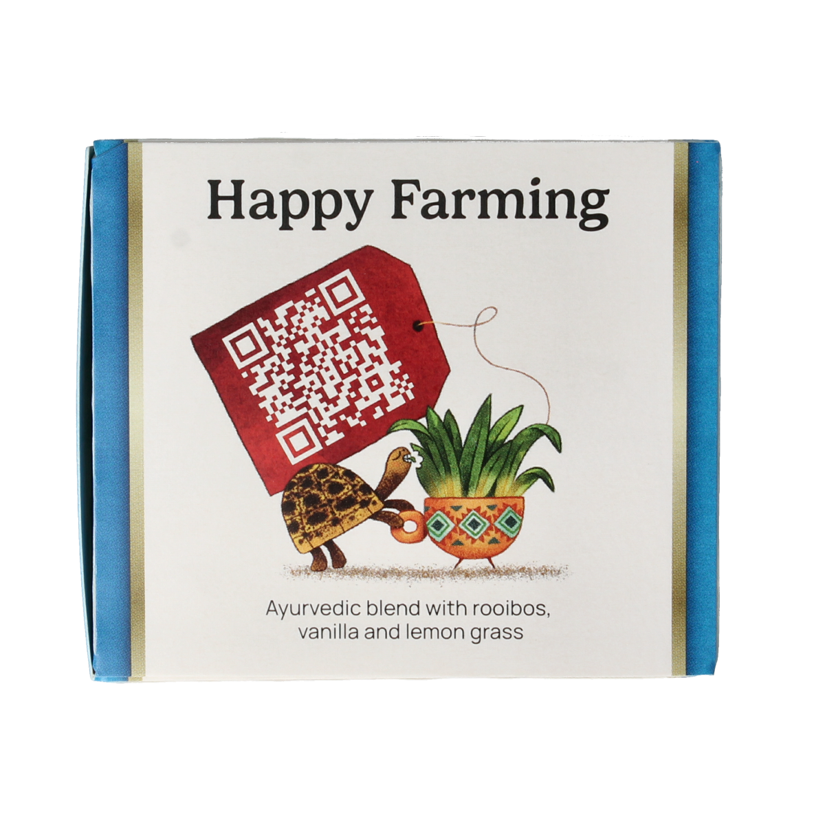 Yogi Tea Happy Farming bio tea bags box, organic herbal tea product with colorful packaging and 17 tea sachets.