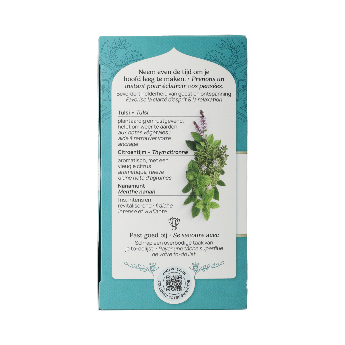 Yogi Tea Refresh & Focus bio tea box with 17 tea bags, featuring herbal blend for energizing and concentration.
