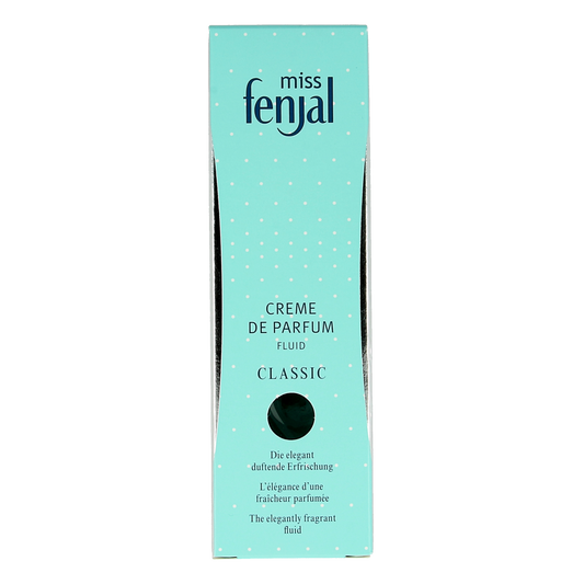 Fenjal Creme de Parfum Classic 100ml body care bottle with elegant packaging and floral fragrance design.