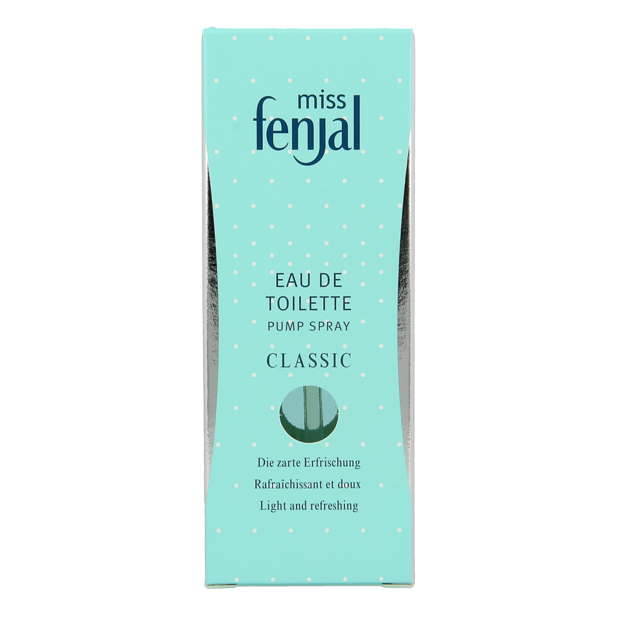 Fenjal Classic eau de toilette 50ml bottle with elegant packaging, showcasing the floral and fresh scent of Fenjal's signature fragrance.