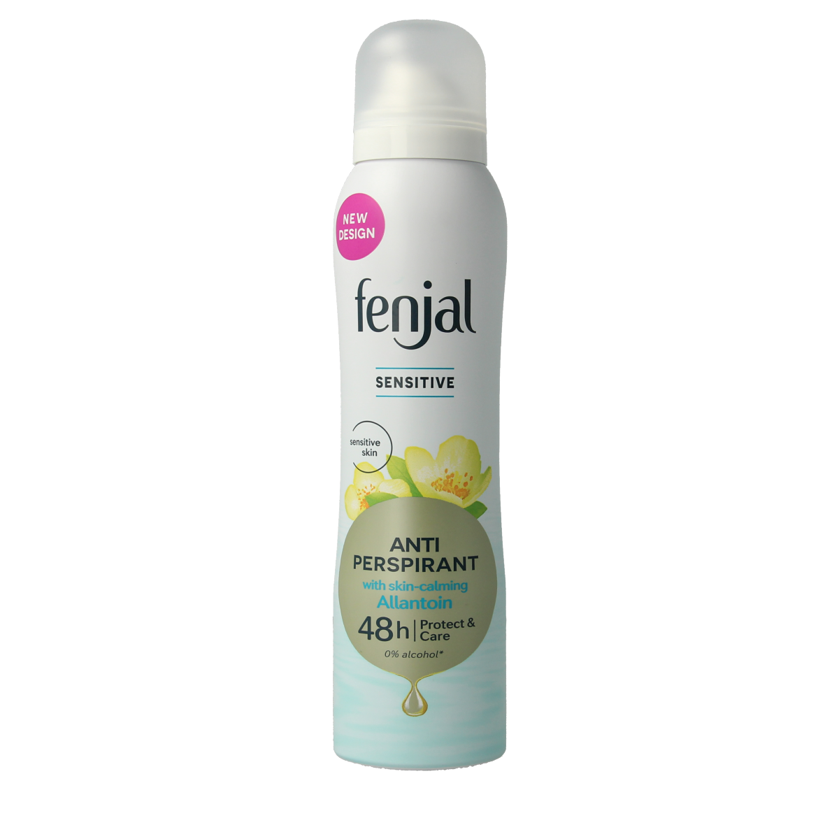 Fenjal Deodorant Spray Sensitive 150ml bottle, featuring a sleek design and gentle formula for sensitive skin.